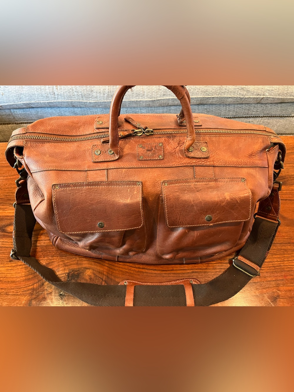 Will Leather Goods Leather Duffle Bag